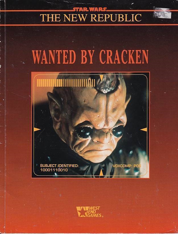 Star Wars The New Republic D6 Wanted by Cracken (B Grade) (Genbrug)